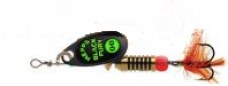 ������ ����������� Mepps BLACK FURE MOUCHE Black/Chartreuse 00